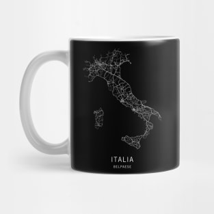 Italy Road Map Mug